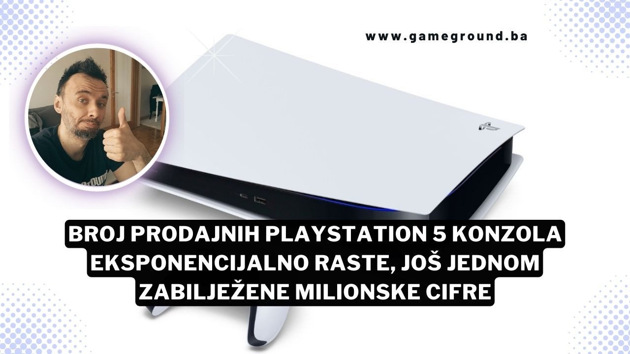 Broj prodajnih PlayStation 5 konzola eksponencijalno raste, još jednom zabilježene milionske cifre