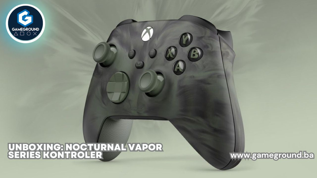 Novi video na GameGround.ba YouTube kanalu: Unboxamo Xbox Series NOCTURNAL VAPOR kontroler!