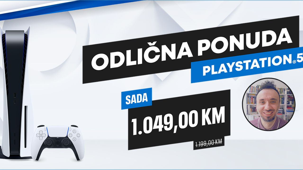 PlayStation 5 konzola ima - ODLIČNU PONUDU u Santa Domenici u BBi Centru!