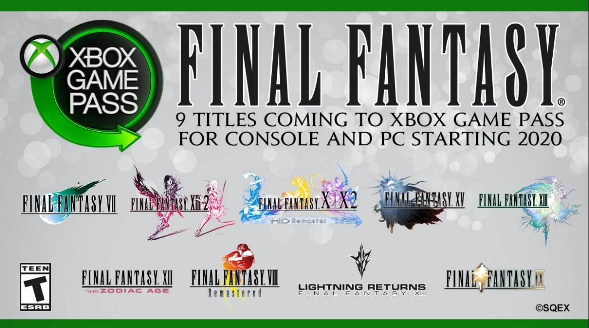 Svi Final Fantasy naslovi uskoro na Xbox Game Passu