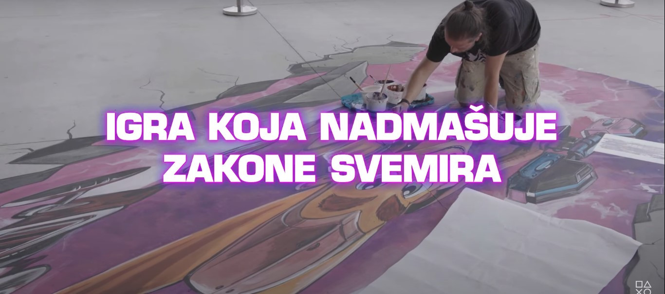 Ratchet & Clank: Rift Aprat igra dobila zanimljiv 3D mural u Zagrebu