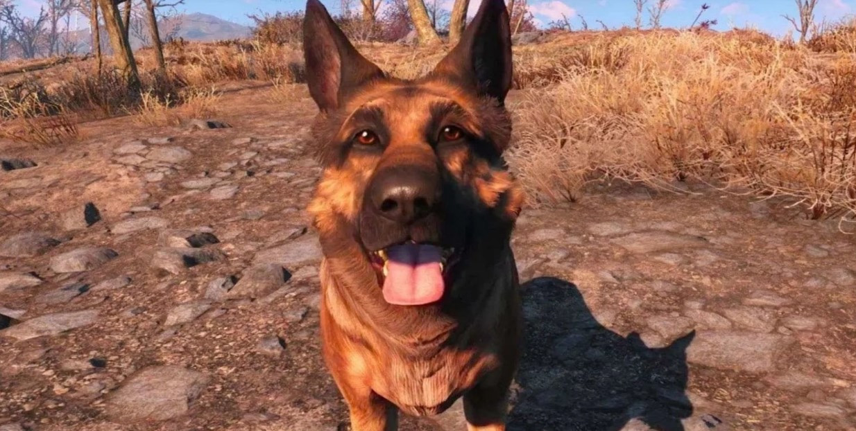 Uginuo pas Dogmeat iz Fallout 4 naslova