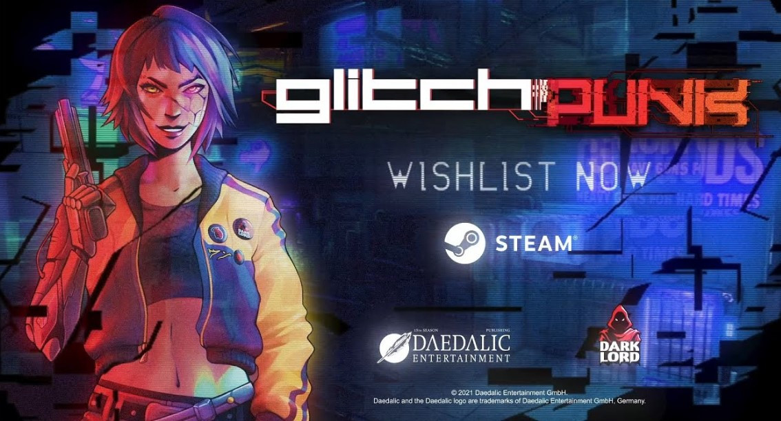 Blještavilo Glitchpunk scifi igre izgleda sjajno