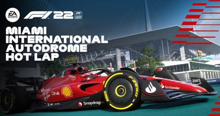 Igra F1 22 dobila gamepaly prikaz staze Miami