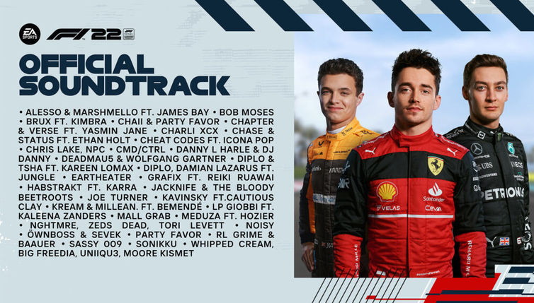 Nadolazeća F1 22 igra po prvi put u svojoj historiji serijala dobiva soundtrack