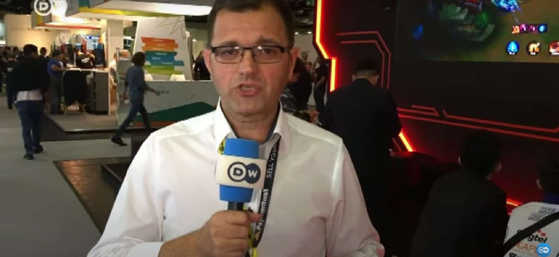 Kako to izgleda kada Deutsche Welle na svom youtube kanalu lansira prilog s Gamescom 19. sajma