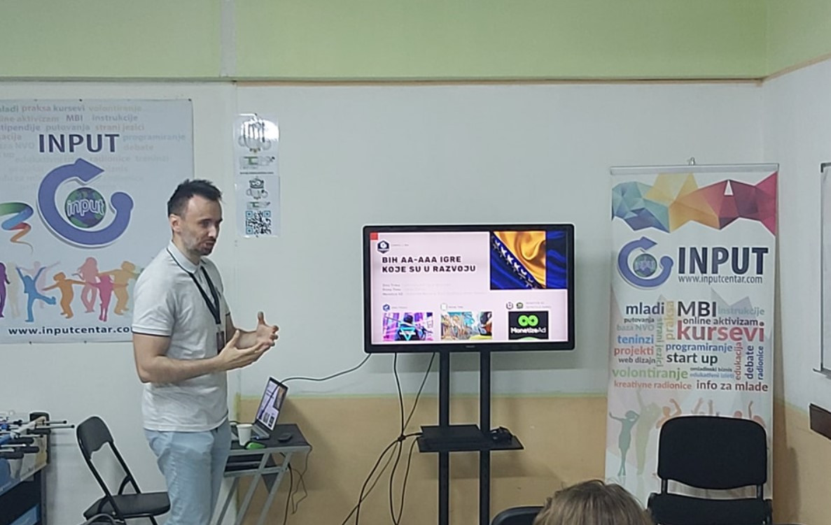 GameGround redakcija održala svoju prvu gaming radionicu u "Centru za mlade INPUT" u gradu Zenica