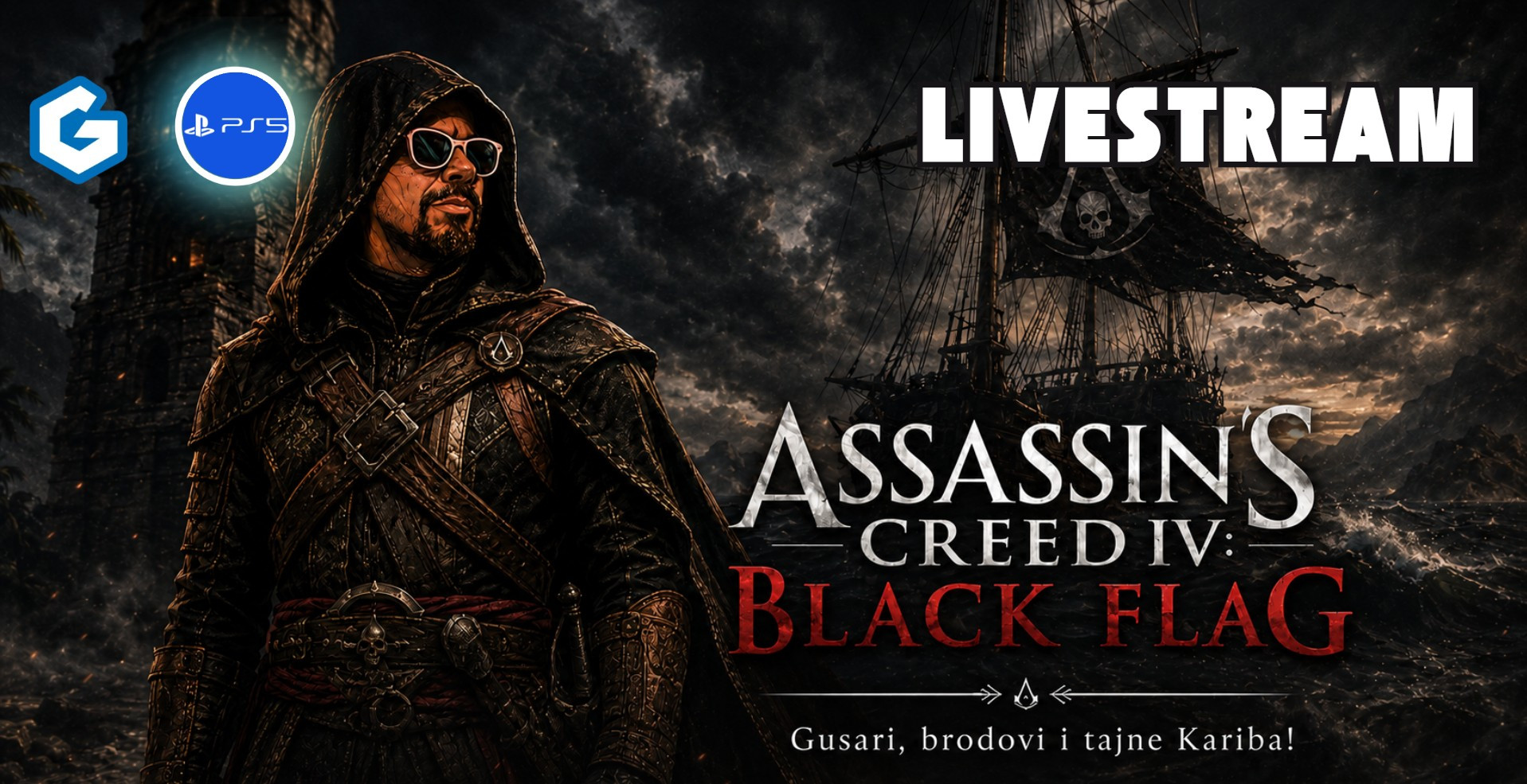 GameGround igra Assassin’s Creed Black Flag Resynced – ponovo podižemo crnu zastavu!