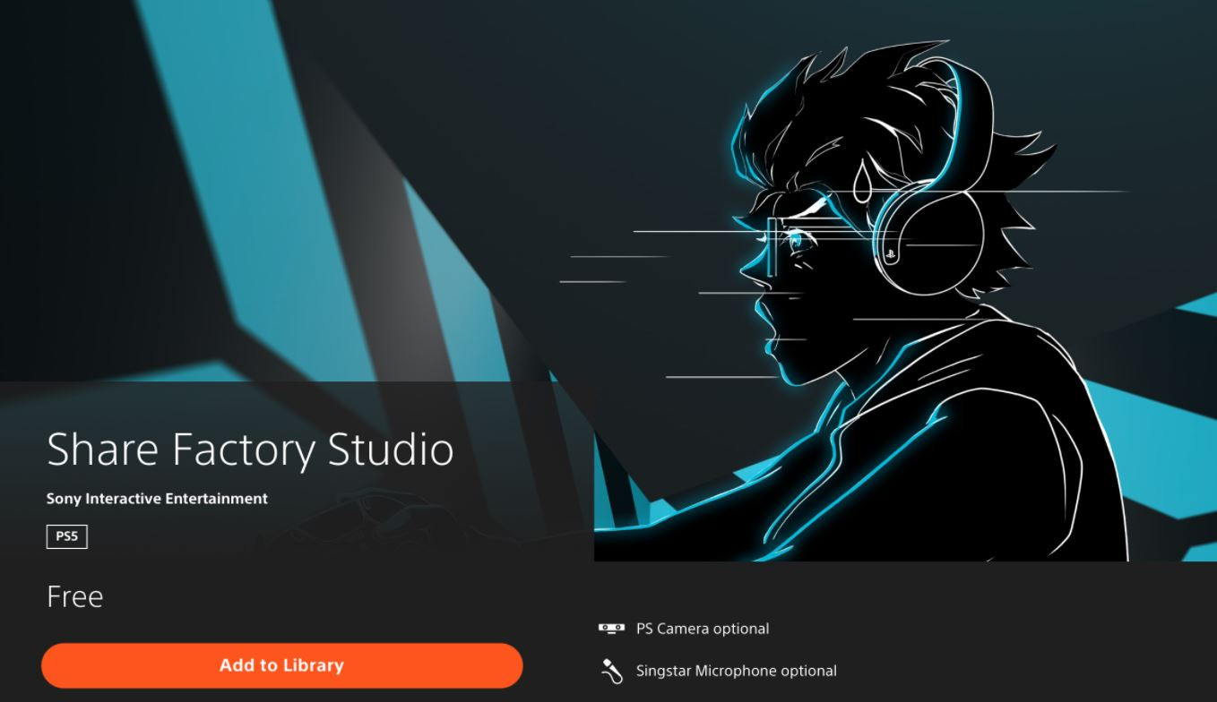 Share Factory editor biti će dostupan i na PS5 konzoli